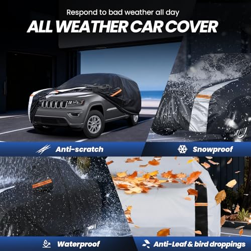 Multi Layer Car Cover Custom Fit for Jeep Cherokee