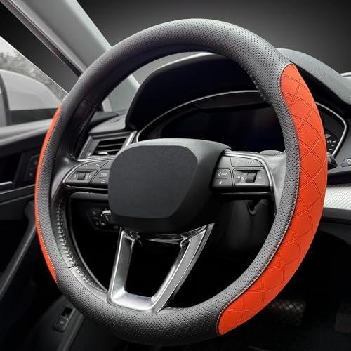 Nappa Leather Steering Wheel Cover