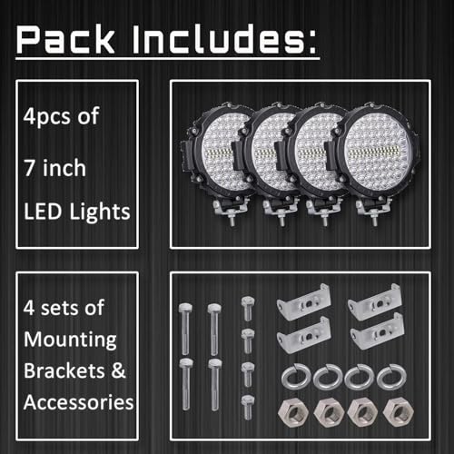 LED Off Road Lights (4 Count)