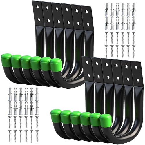 SWANLAKE Heavy Duty Garage Storage Utility Hooks