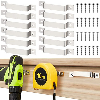12 Pcs Tape Measure Clip Tape Measure Holder with Screws