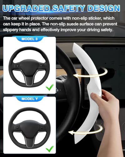 Custom Fit for Tesla Steering Wheel Cover