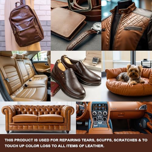 Brown Leather & Vinyl Repair Kit for Furniture