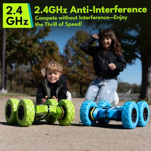 Remote Control Flip Stunt Car Double Sided Driving Crawler Toys