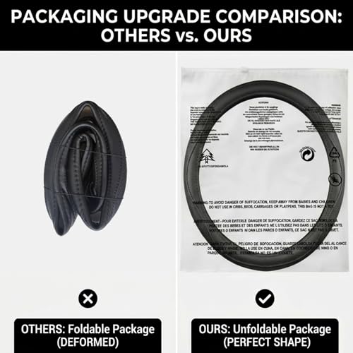 Genuine Leather Steering Wheel Cover