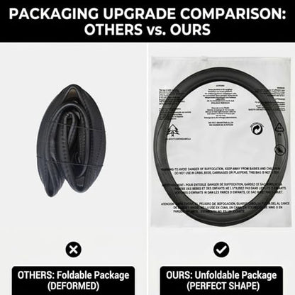 Genuine Leather Steering Wheel Cover