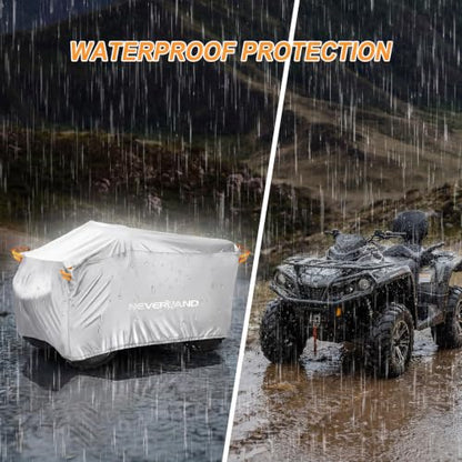 ATV Cover Waterproof Heavy Duty 4 Wheeler Cover for Polaris L