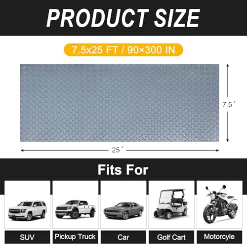 7.5x25 FT Garage Floor Mat