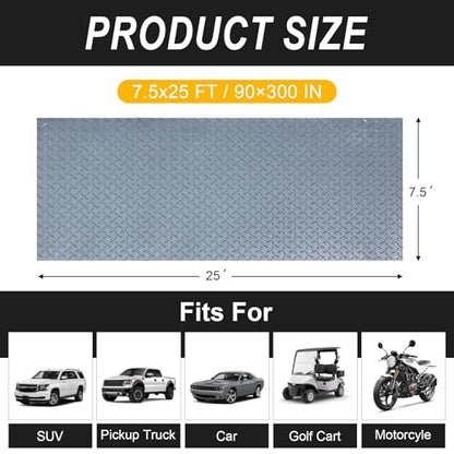 7.5x25 FT Garage Floor Mat