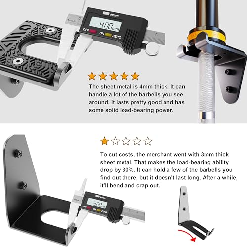 Single Olympic Barbell Hanger
