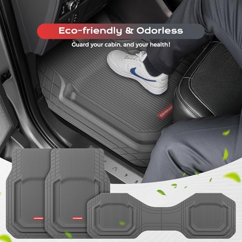 Heavy Duty Car Floor Mats (3 Count)