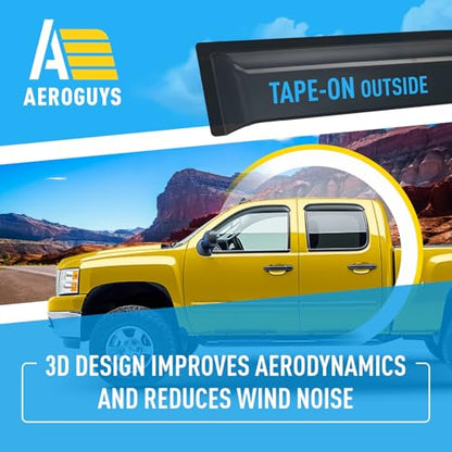 Extra Durable Window Deflectors Tape (4 Count)