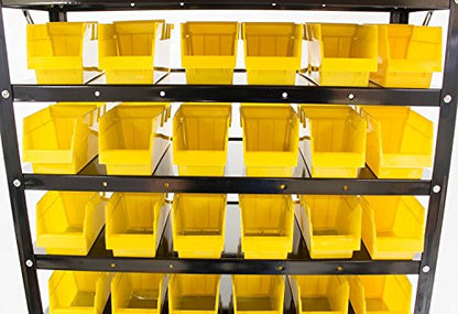 TLPB60 60 Parts Bin Shelving Organize with Plastic Bins for Garage