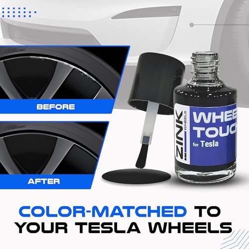 Premium Tesla Wheel Curb Rash Repair Kit for 21" Model Y grey Arachnid 2.0 wheels