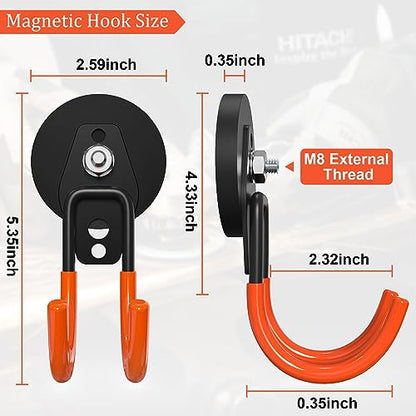 Heavy Duty Magnetic Garage Hooks