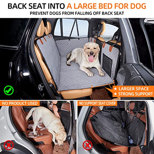 Hard Bottom Dog Car Seat Cover for Back Seat