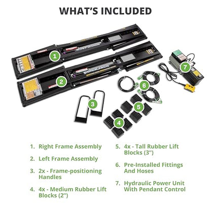 8000TL Portable Car Lift with 8