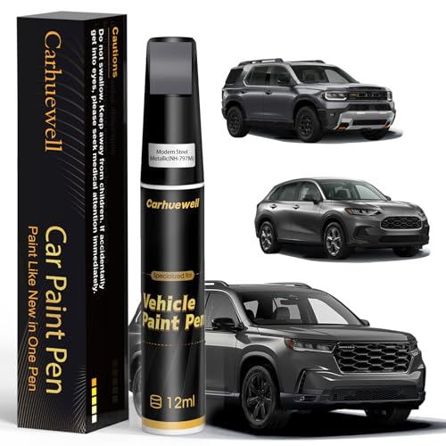 NH 797M Modern Steel Metallic Touch Up Paint Compatible with Honda