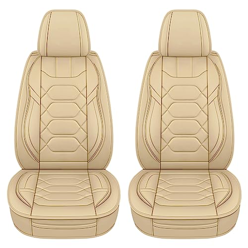 Leather Car Seat Covers Front Pair (2 Count)