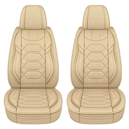 Leather Car Seat Covers Front Pair (2 Count)