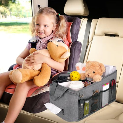 Backseat Car Organizer Car Caddy Passenger Seat Organizer for Kids