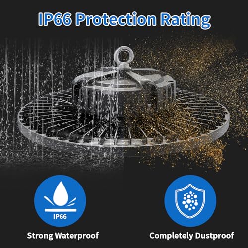 250W UFO High Bay LED Shop Lights (6 Count)