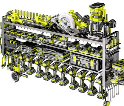 49.8" Power Tool Organizer Wall Mount