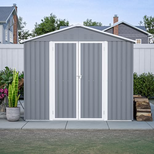 8x12 FT Outdoor Storage Shed W