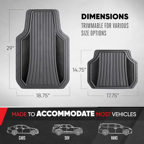 ChromeTech Car Floor Mats Full Set