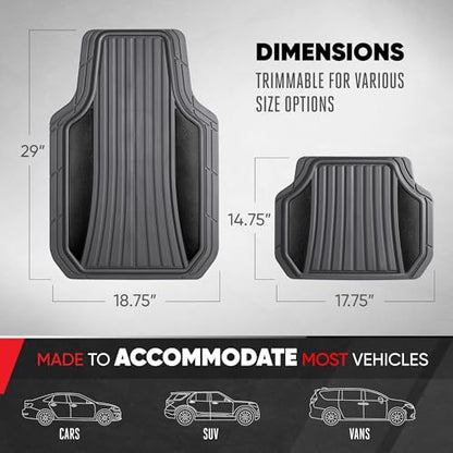 ChromeTech Car Floor Mats Full Set