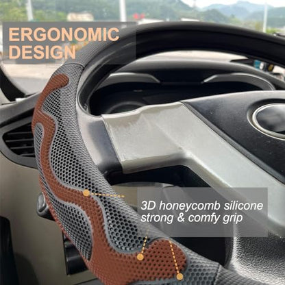XL Comfy Grip Steering Wheel Cover for Semi Truck 18 Inch
