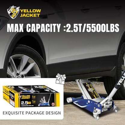 2.5 Ton Floor Jack Aluminum and Steel Racing Car Jack