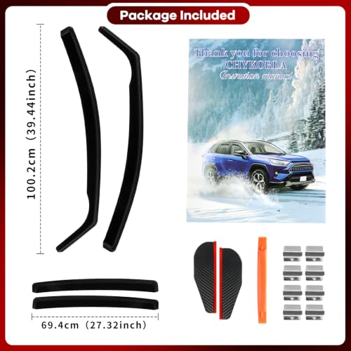in Channel Rain Guards Fit for Kia Sportage 2017 2018 2019 2020 2021 2022