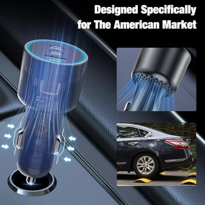 140W USB C Car Charger Super Fast Charging for iPhone 17