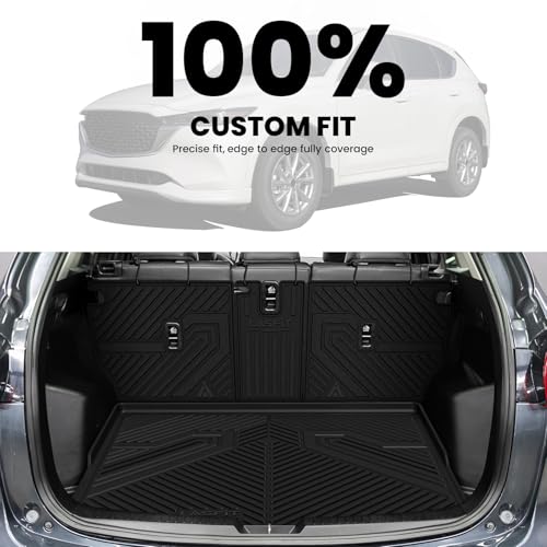 Cargo Trunk Mat with Backrest Mats for Mazda CX5 2017