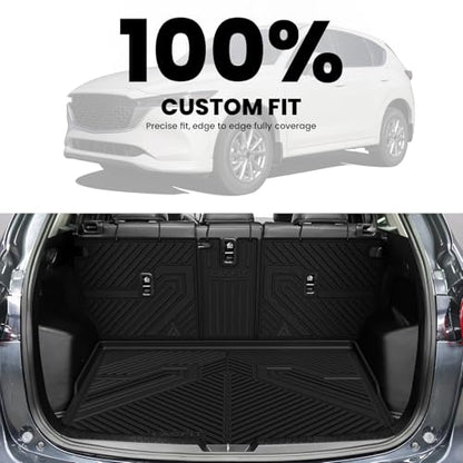 Cargo Trunk Mat with Backrest Mats for Mazda CX5 2017