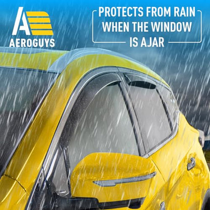 Extra Durable Window Deflectors in (4 Count)