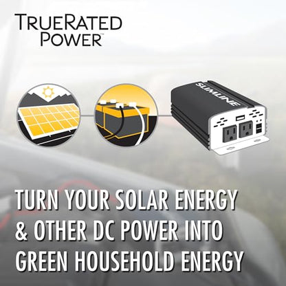 3716 500W Slim Line AC to DC Inverter 500W TrueRated 1000W Surge Power Inverter