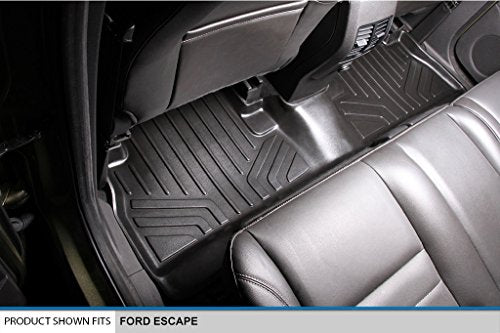 MAXLINER Custom Fit Floor Mats 2 Row Liner Set Compatible with 2013