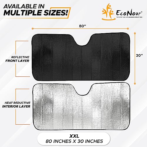 Accordion Sun Shade Windshield for Trucks