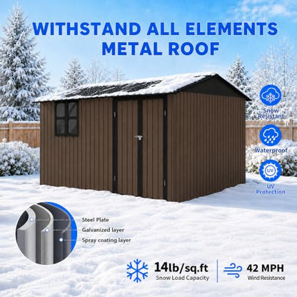 10x12 FT Outdoor Storage Shed