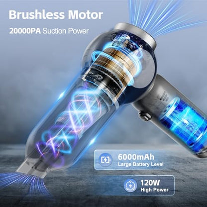6 in 1 Mini Car Vacuum Cleaners