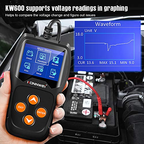 KW600 Car Battery Tester 12V Professional 100