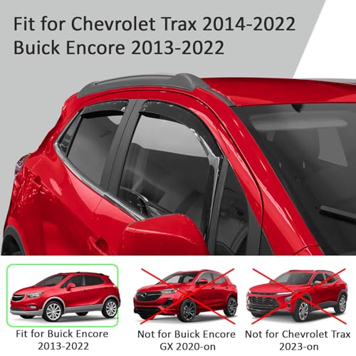 in Channel Extra Durable Rain Guards for ChevyTrax 2014