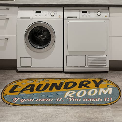 20" x 59" Oval Laundry Room Rug