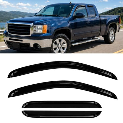 4PC Window Rain Guards fit 2007