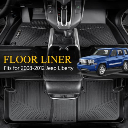 Floor Mats Custom for Jeep Liberty & Cherokee Sport KK 2008