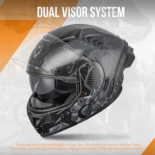 Modular Motorcycle Helmets Full Face Flip up Street Bike Motorcycle Helmet for Unisex Adult Model