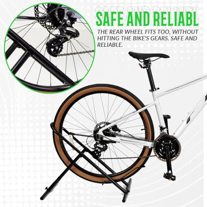 Folding Bike Floor Stand Rack (75.2 Ounce)