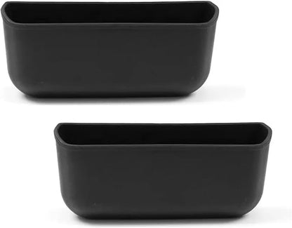 Adhesive Glasses Box Suitable Compatible for Tesla Model Y Model 3 Storage Box Multifunctional Car Sunglasses Box 2023 Accessories (Color : No Cap 2PCS)